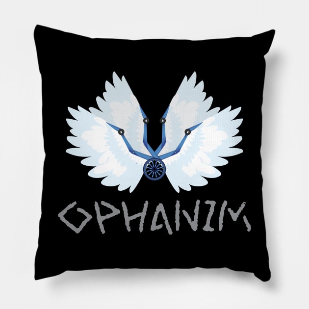 Ophanim Pillow by emma17