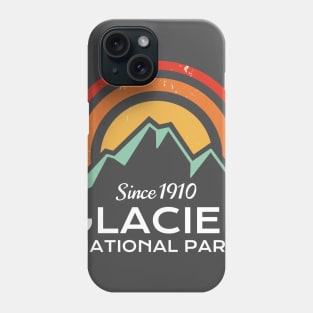 Glacier National Park Retro Phone Case