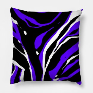 Purple splats Pillow