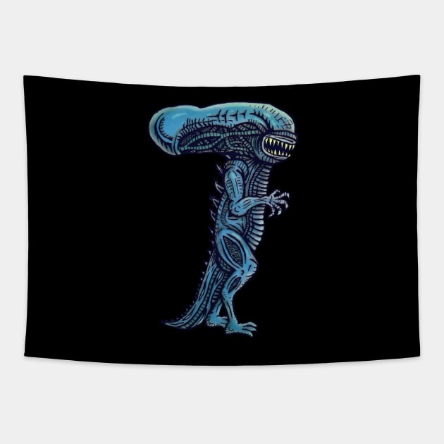 Alien 7 Tapestry by MalcolmKirk