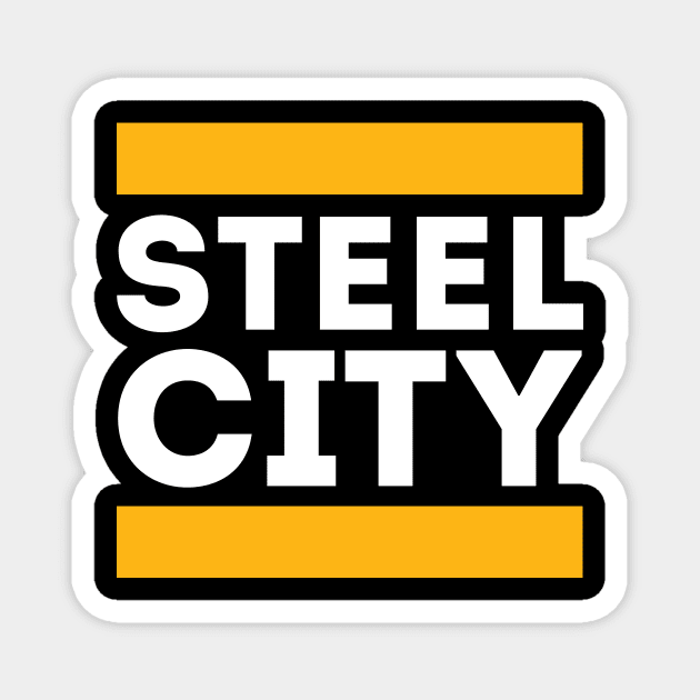 Steel City Magnet by Funnyteesforme