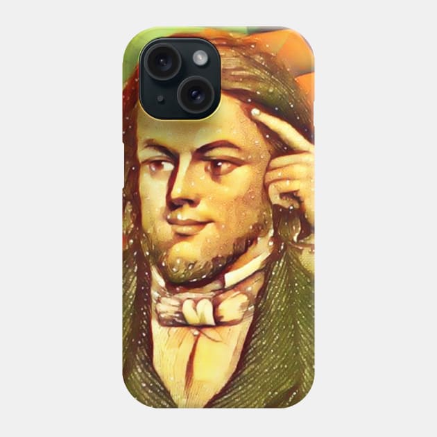 Rufus Wilmot Griswold Snow Portrait | Rufus Wilmot Griswold Artwork 15 Phone Case by JustLit