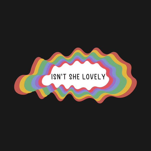 ISN'T SHE LOVELY Sticker by Pop-clothes