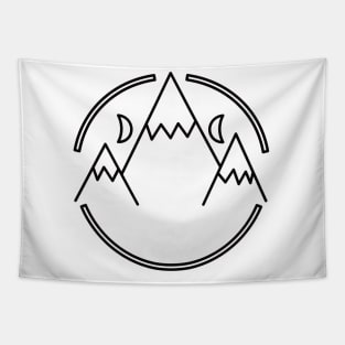 Simple Mountain Tapestry