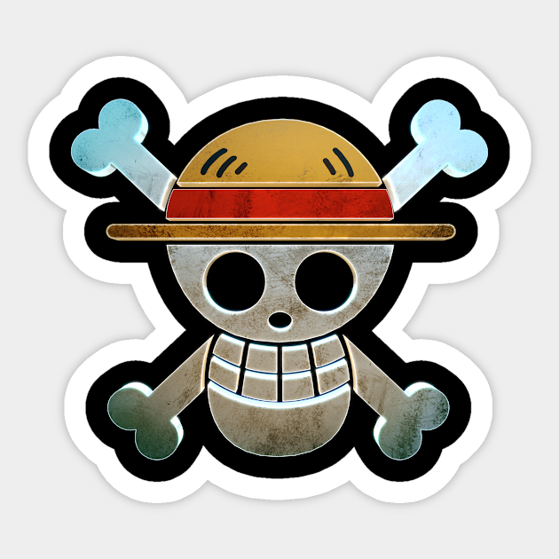 Mokey D Luffy - One Piece - Sticker | TeePublic AU