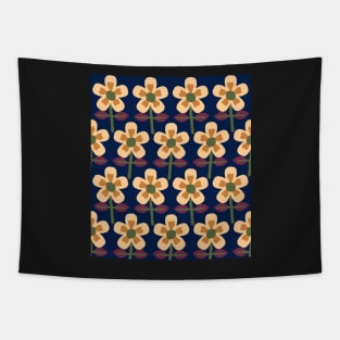 Pretty Primulas in a Row Tapestry