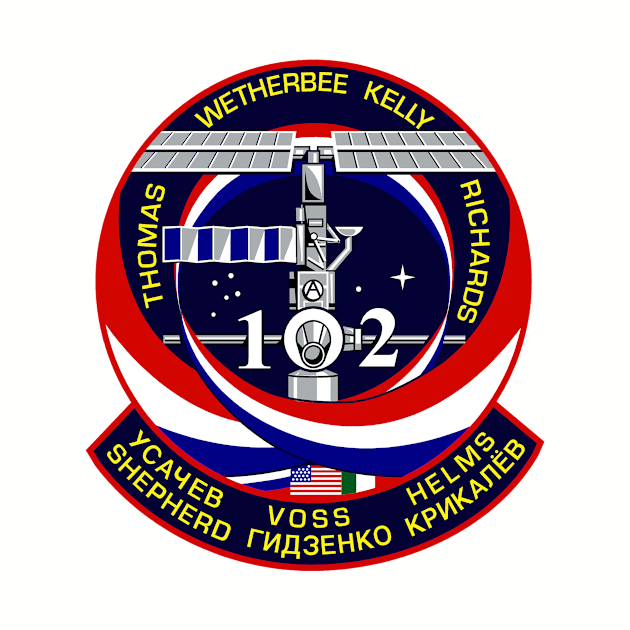 STS-102 Mission Patch by Spacestuffplus