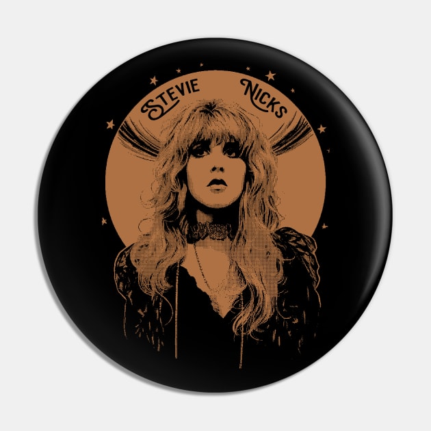 Stevie Nicks Fanart Pin by RetroPandora