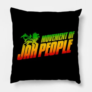 Movement of Jah People Lion of Judah Rasta Colors Reggae Pillow