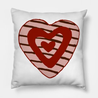 Hugs and Kisses Heart Pillow