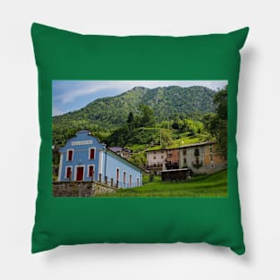Dordolla Village in North East Italy Pillow