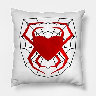 Spider Heart Pillow