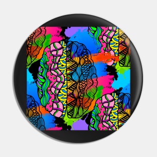 Outside the Lines (Left Brain - Right Brain) Pin