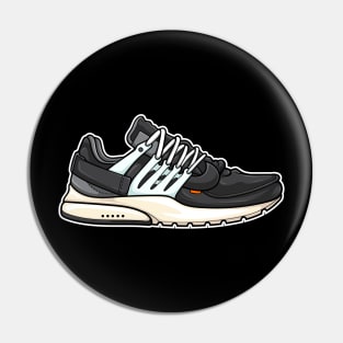 Presto OW The Ten Retro Sneaker Pin