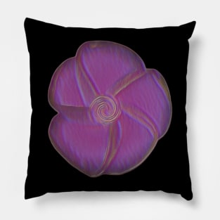 Plumeria bloom twirl in pinks Pillow