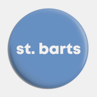 St. Barts - Off White Pin