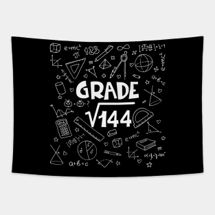 12th Grade Math Square Root Of 144 Back To School Tapestry