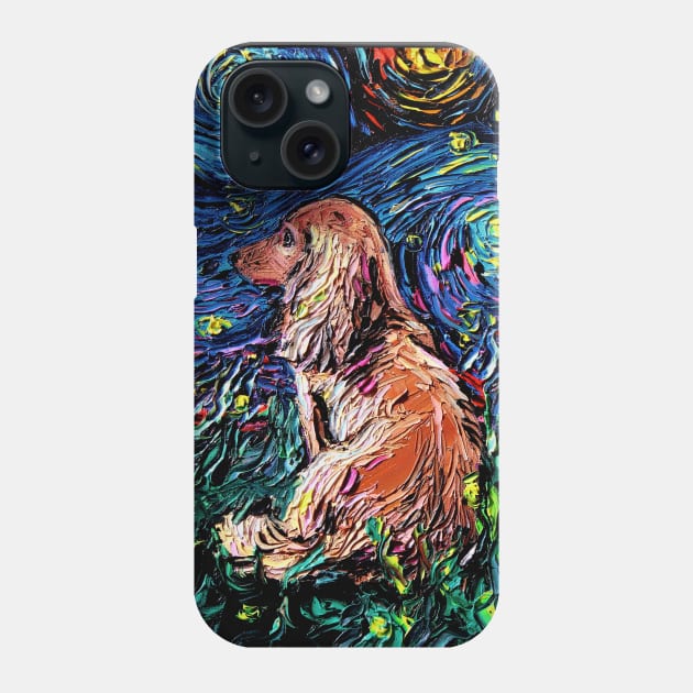 Dachshund Night Phone Case by sagittariusgallery