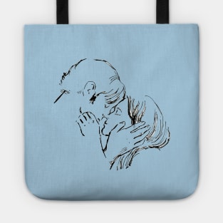 Couple Kissing. Tote