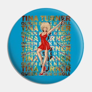 TINA TURNER NEW EDITION Pin