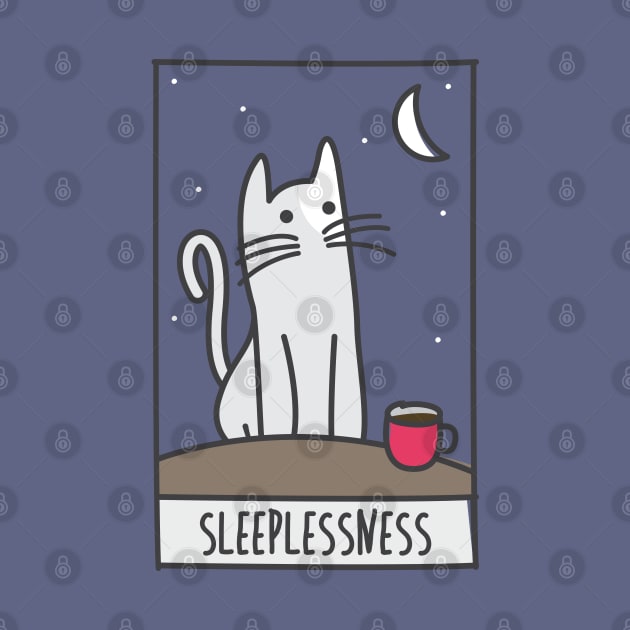 Sleeplessness (Cat & Coffee) by Dellan