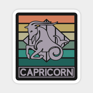 Capricorn Vintage Zodiac Magnet