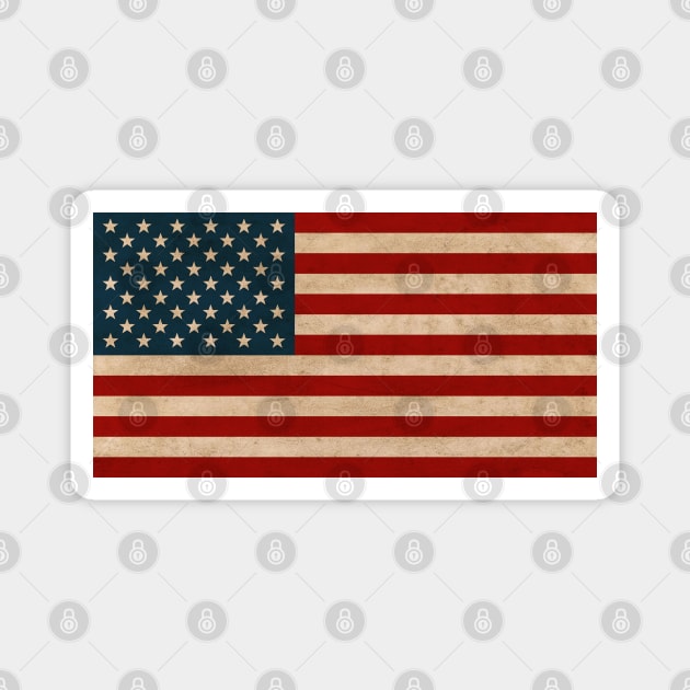 USA flag Magnet by PedroVale