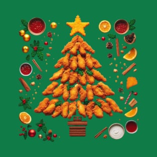 Copy of Crispy Chicken Christmas Tree T-Shirt