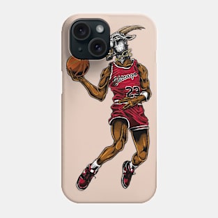 bulls 23 goat transparent Phone Case