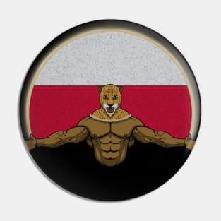 Cheetah Poland Pin