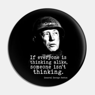 General George Patton | WW2 Quote Pin