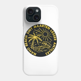 Maho Beach Sint Maarteen Lesser Antilles Saint Martin Phone Case