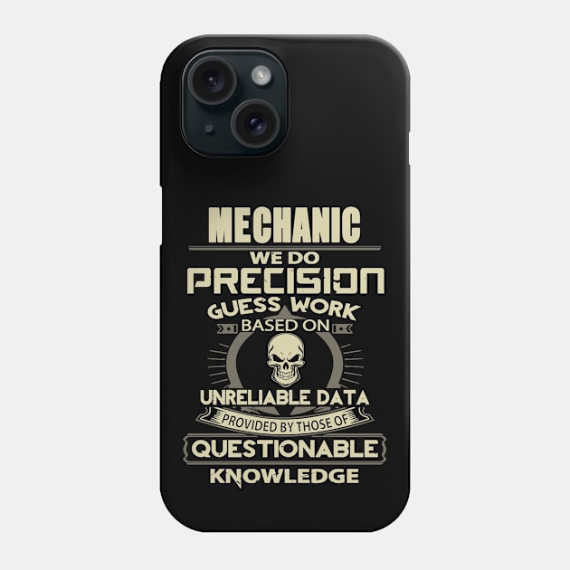 mechanic knowledge Phone Case by Amazingcreation