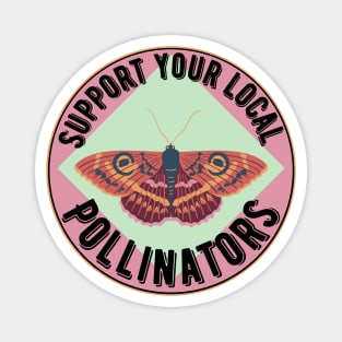 Support Moth Pollinators Magnet