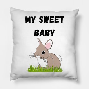 beautiful rabbit Pillow