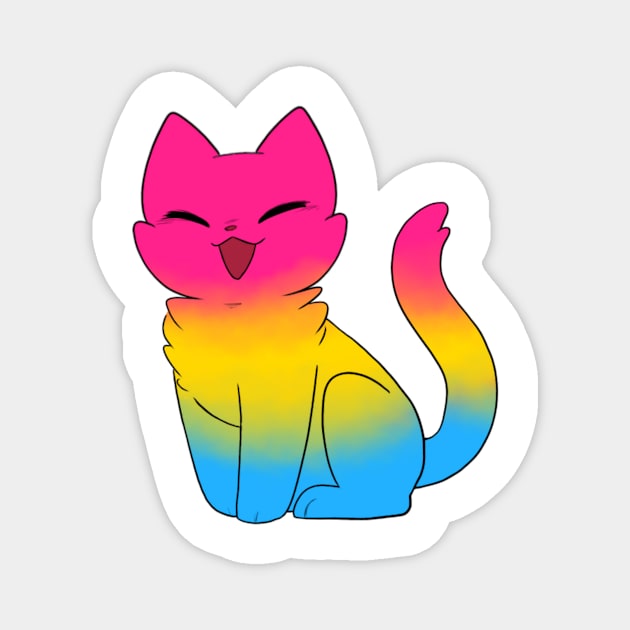 Cat Pride smiles Magnet by Telmi