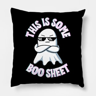 This Is Some Boo Sheet - Halloween Hilarious jokes Quotes Gift Pillow