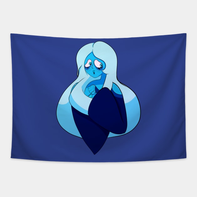 Blue Diamond Tapestry by Shrew_Boi