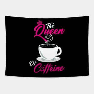 Caffeine Lover " The Queen Of Caffeine " Tapestry