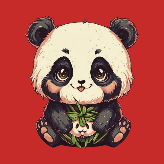 Little Cute Panda by culturageek