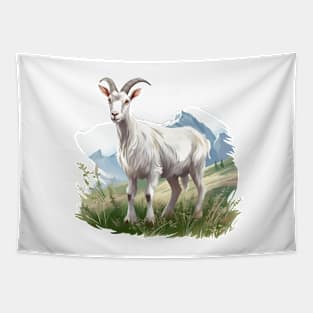 White Goat Tapestry