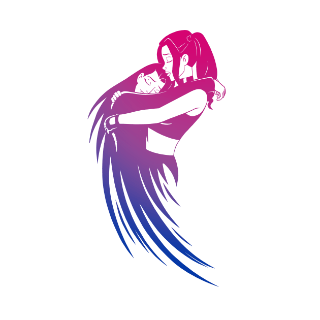 Harlivy Fantasy - Bi pride flag by Cattoc_C