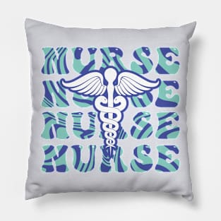 Swirl Nurses Design Pillow