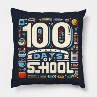 100 days of School Pillow
