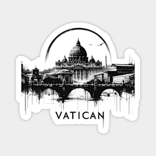 Sumie Vatican City Travel Painting Magnet