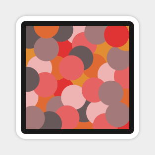 retro pop art bubbles Magnet