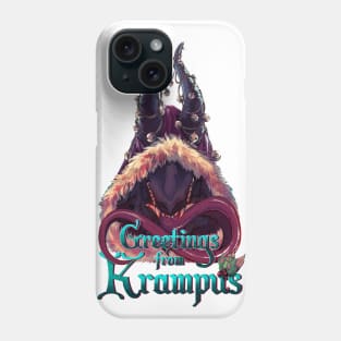 Greetings From Krampus Phone Case