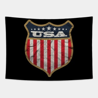 'USA Vintage white ' Cool USA Flag Vintage Tapestry