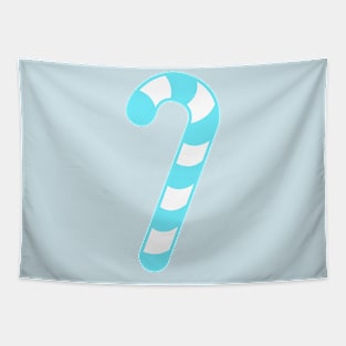 AQUA CANDY CANE - CUTE CHRISTMAS DESIGN Tapestry