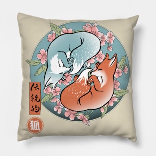 Traditional fox Pillow